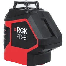 Лазерный нивелир-уровень RGK PR-81 (Точность: 0,2 мм/м, горизонт, вертикаль, 360 град) (построитель плоскостей)