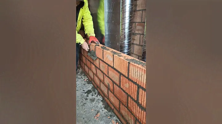 Черновая кладка перегородок из кирпича. Заполнение вертикальных швов