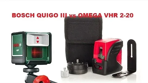 Сравниваем лазерные уровни BOSCH Quigo III и OMEGA VHR 2-20 Professional