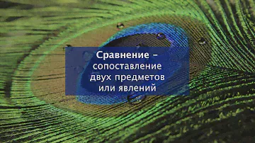 Сравнение. Литература 5 класс.